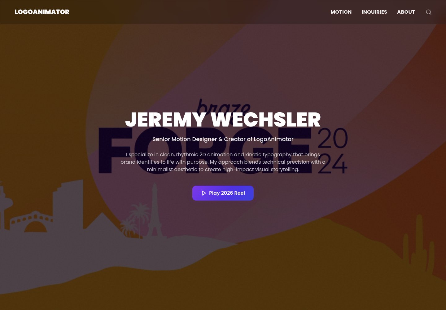 LogoAnimator website homepage